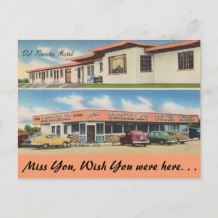 Cartão Postal Ohio, Del Rancho Motel, Restaurante