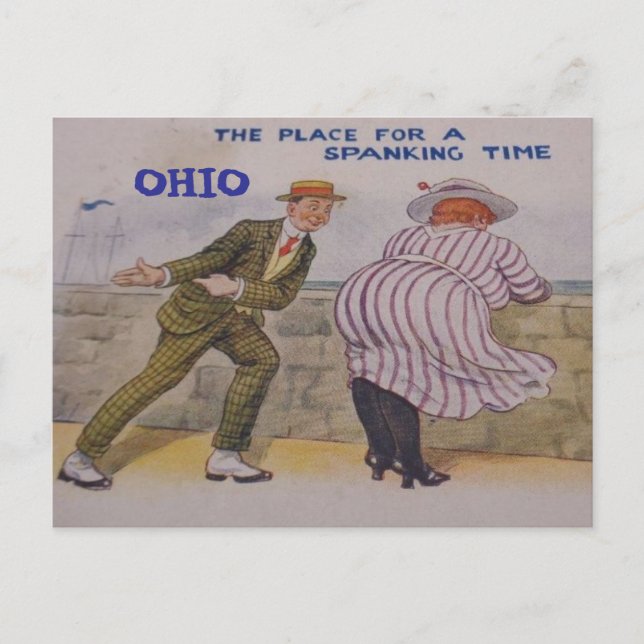 CARTÃO POSTAL OHIO FUNNY POSTCARD (Frente)