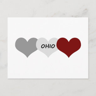Cartão Postal Ohio Heart