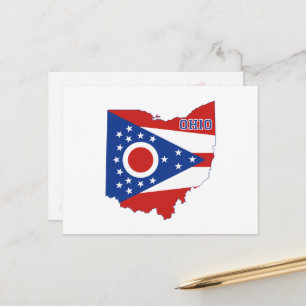 Cartão Postal Ohio modelou pavilhão do Estado Ohioan com nome Bu