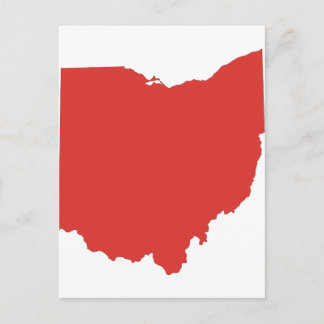 Cartão Postal Ohio - um Estado VERMELHO