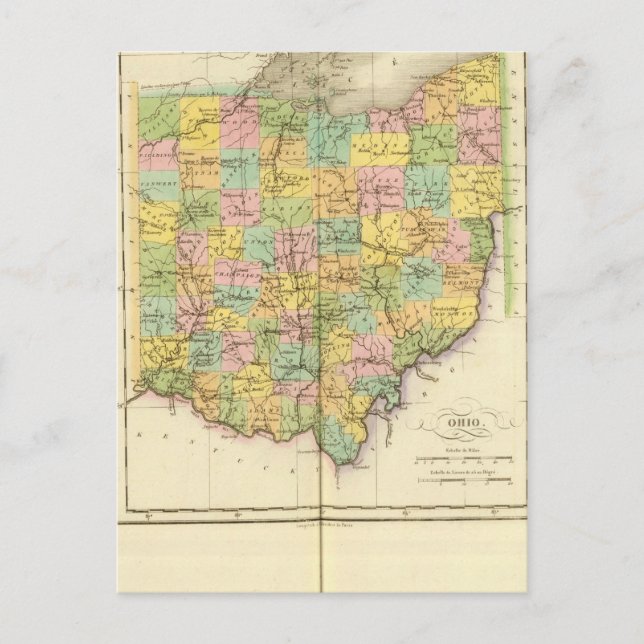 Cartão Postal Ohio US (Frente)