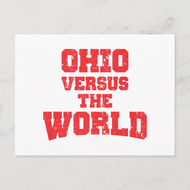 CARTÃO POSTAL OHIO VERSUS O MUNDO (Frente)