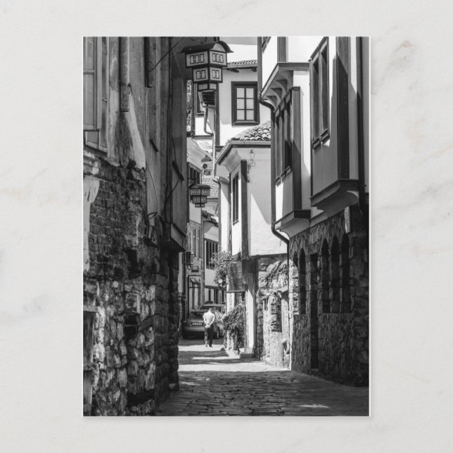 Cartão Postal Ohrid, Macedônia (Frente)