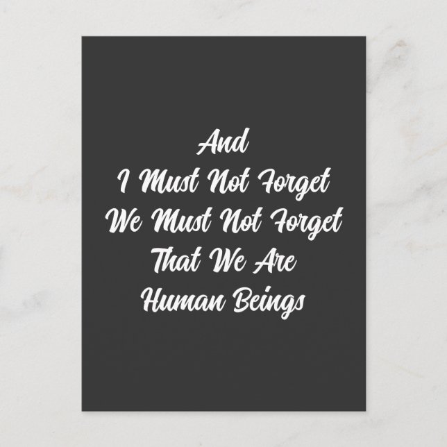 Cartão Postal Oi Ren Human Beings (Frente)