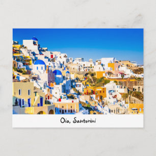 Cartão postal Oia Santorini