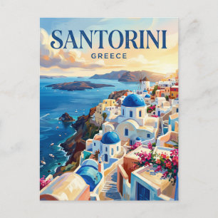 Cartão Postal Oia, Santorini Grécia
