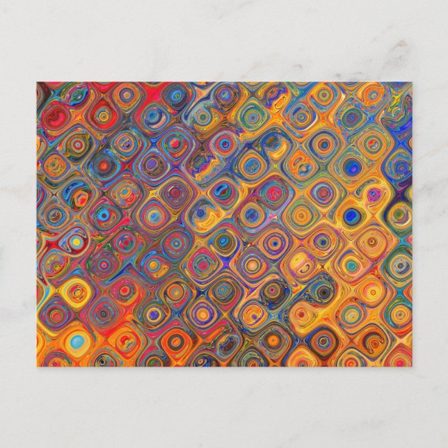 Cartão Postal Oil Rainbow (Frente)