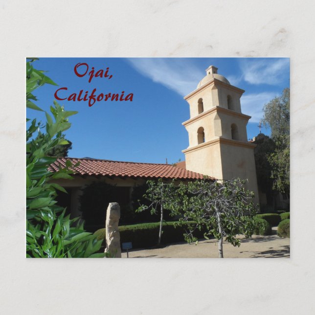 Cartão Postal Ojai, Califórnia (Frente)