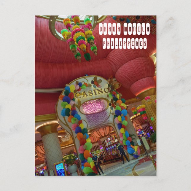 Cartão Postal Okada Manila (Frente)