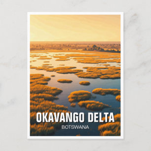 Cartão Postal Okavango Delta Botswana