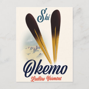Cartão Postal Okemo Ludlow Vermont poster