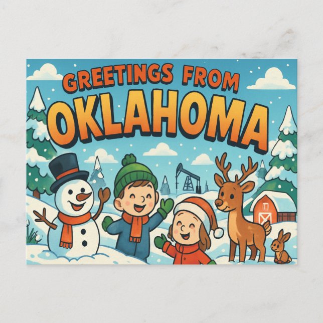 Cartão postal OKLAHOMA (Frente)