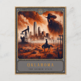 Cartão Postal Oklahoma | Cartão-postal de arte gótica