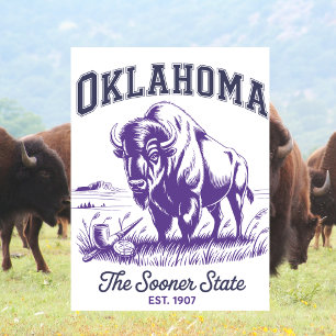 Cartão Postal Oklahoma O Estado Mais Cedo Est. 1907