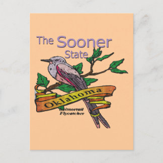 Cartão Postal Oklahoma State Scissortail Flycatcher