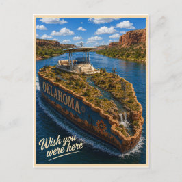 Cartão Postal Oklahoma | Wish You Were Here | Série Estado