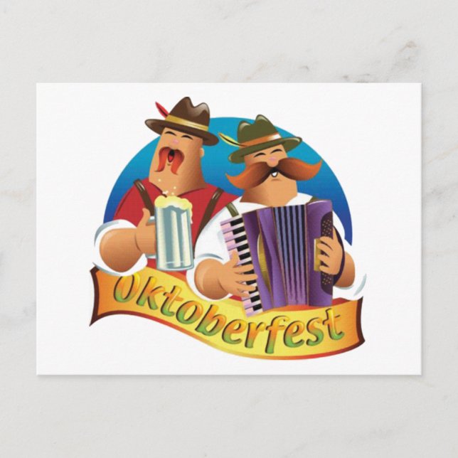 Cartão Postal Oktoberfest (Frente)