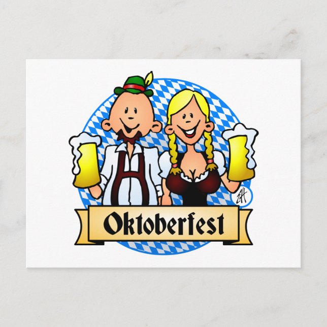 Cartão Postal Oktoberfest (Frente)