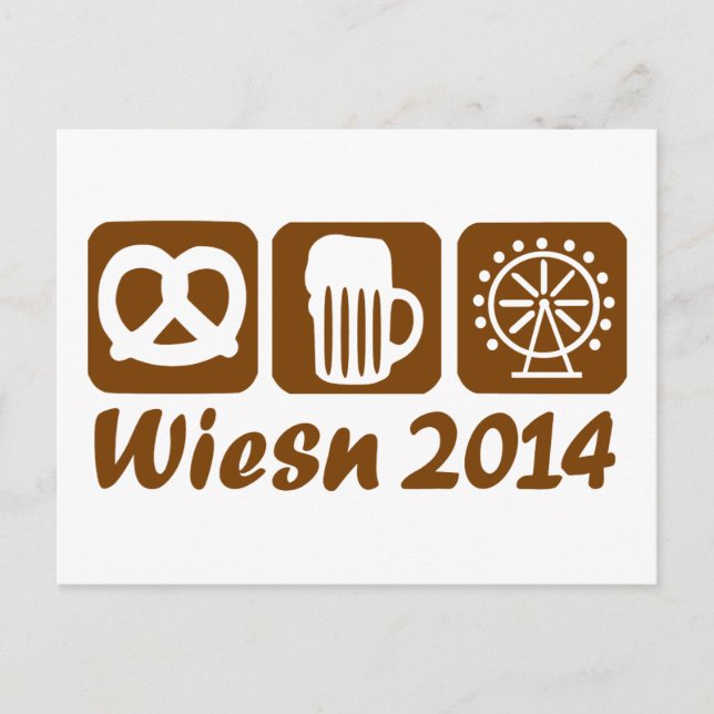 Cartão Postal Oktoberfest 2014 (Frente)