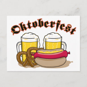 Cartão Postal Oktoberfest Beer