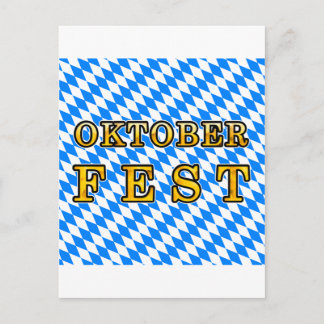 Cartão Postal "Oktoberfest" (contorno escuro)