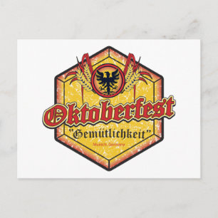 Cartão Postal Oktoberfest - Design do Pentágono