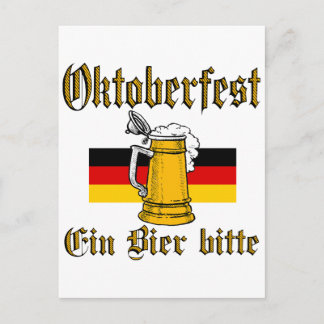 Cartão Postal Oktoberfest Gear