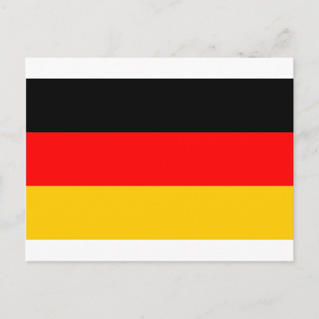 Cartão Postal Oktoberfest German Flag Alemanha (Frente)