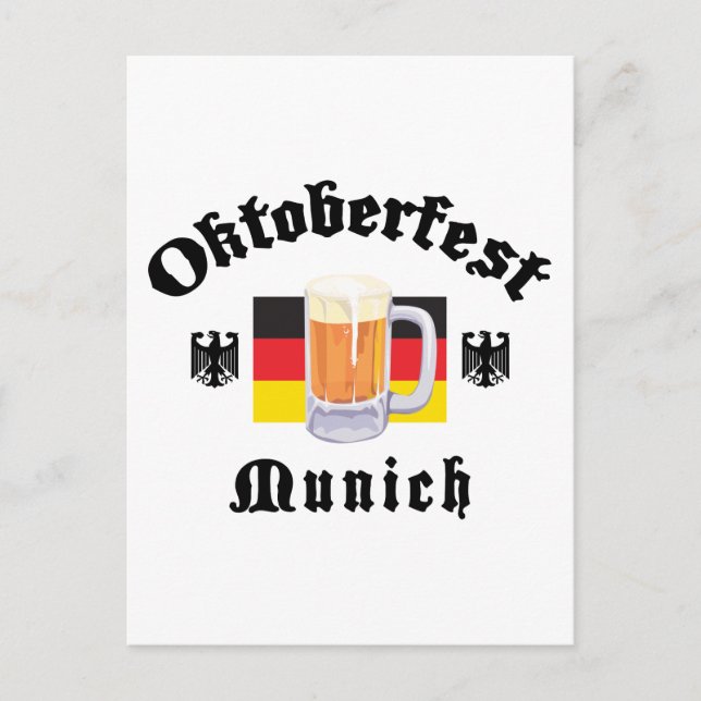 Cartão Postal Oktoberfest Munich Gift (Frente)