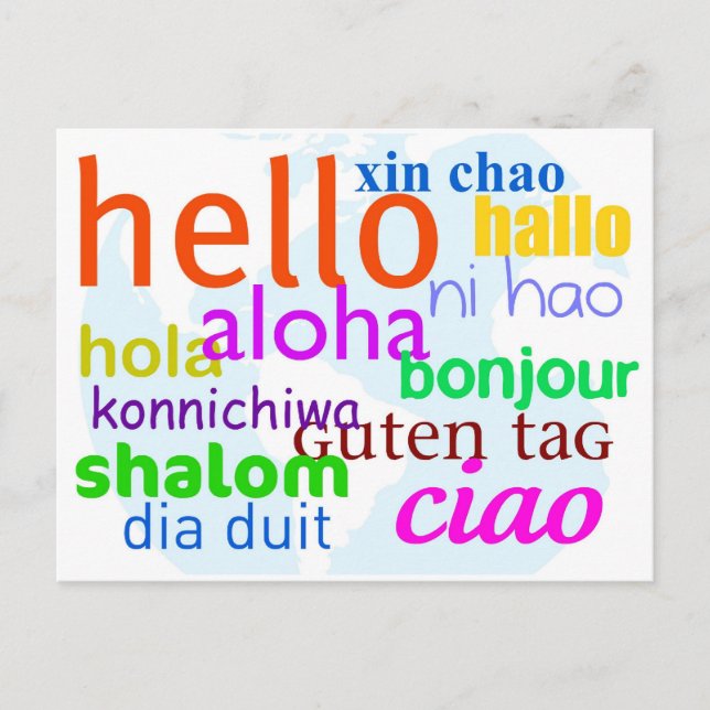 Cartão Postal Olá (Frente)