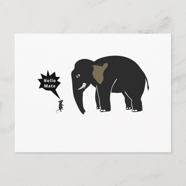 Cartão Postal Olá, amigo! (Frente)