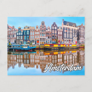 Cartão Postal Olá De Beaunice Amsterdam, Países Baixos
