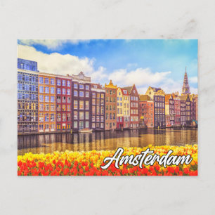 Cartão Postal Olá De Beaunice Amsterdam, Países Baixos