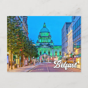 Cartão Postal Olá De Belfast, Irlanda Do Norte