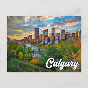 Cartão Postal Olá De Calgary, Alberta, Canadá