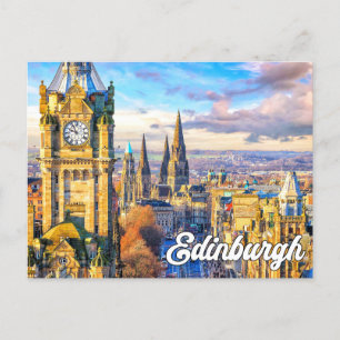 Cartão Postal Olá De Edimburgo, Escócia, Reino Unido