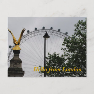 Cartão Postal Olá de Londres