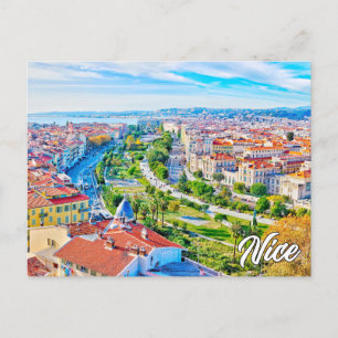 Cartão Postal Olá De Nice, França