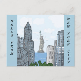 CARTÃO POSTAL OLÁ DE NOVA IORQUE