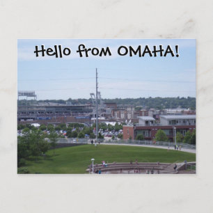 Cartão Postal Olá de OMAHA!