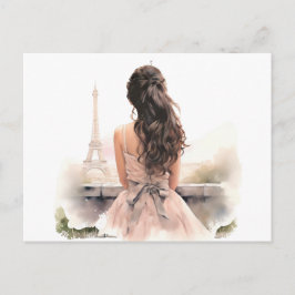 Cartão Postal Olá de Paris