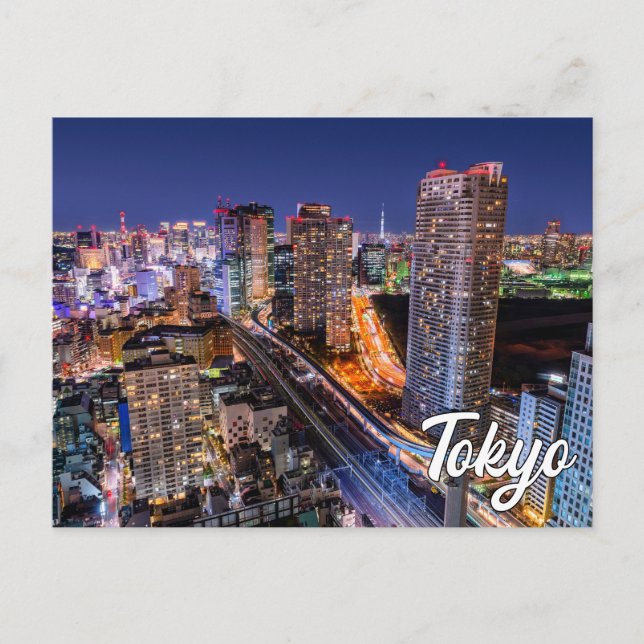 Cartão Postal Olá De Tóquio, Japão (Frente)