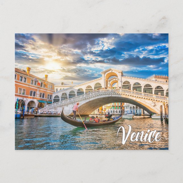 Cartão Postal Olá de Veneza, Itália (Frente)