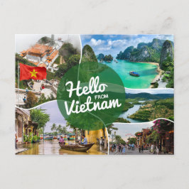 Cartão Postal Olá do Vietname