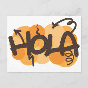 Cartão Postal Olá em espanhol
