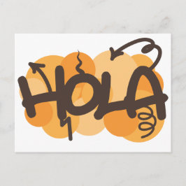 Cartão Postal Olá em espanhol