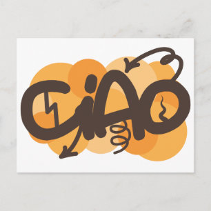 Cartão Postal Olá em italiano