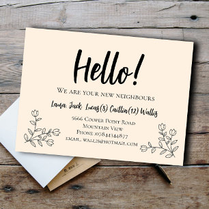 Cartão Postal Olá Encontre o Cartão-Postal de Boas-vindas dos Vi