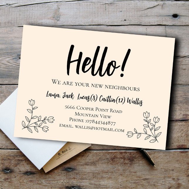 Cartão Postal Olá Encontre o Cartão-Postal de Boas-vindas dos Vi (Criador carregado)